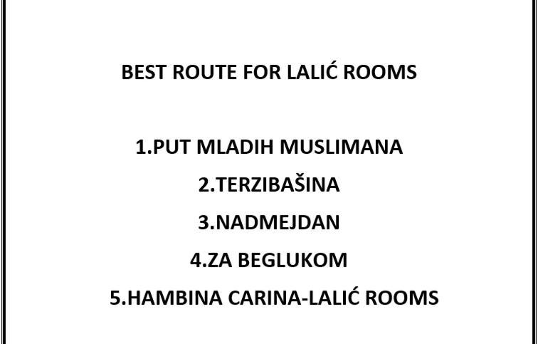 Lalic Rooms Saraybosna Dış mekan fotoğraf